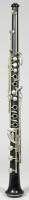 Cocuswood Boehm system oboe with maillechort keywork, signed 
